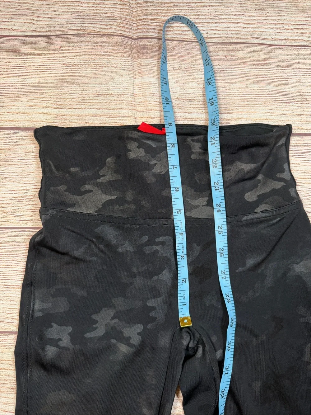 SPANX‎ Black Camouflage High-Waist Leggings